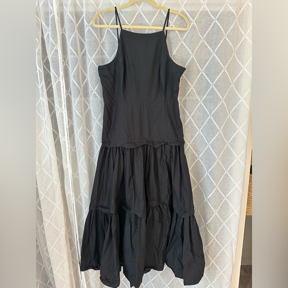 Anthropologie Black Maxi Dress